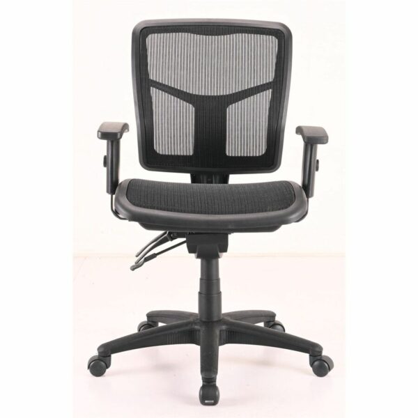 Lorell Mid-Back Mesh Swivel Office Chair - Image 4