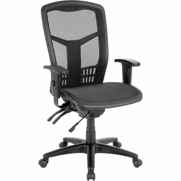 Lorell Executive Mesh High-Back Swivel Office Chair