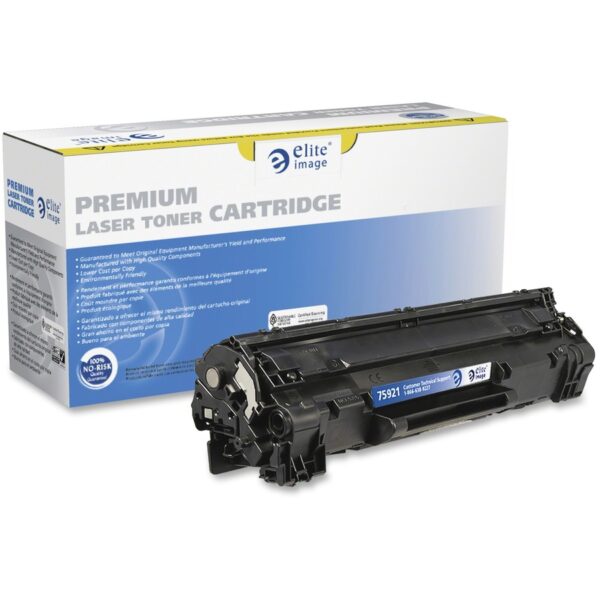 Elite Image Remanufactured Laser Toner Cartridge - Alternative for Canon CARTRIDGE125 - Black - 1 Each