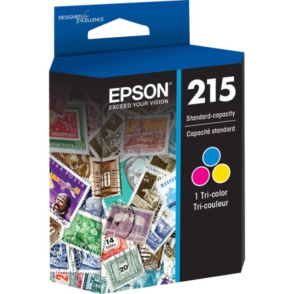 Epson 215 Original Inkjet Ink Cartridge - Tri-color - 1 Each - Image 2