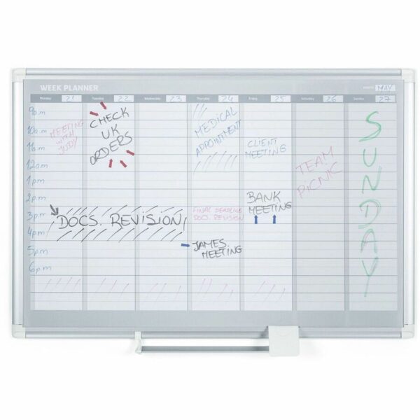 MasterVision Dry-erase Magnetic Planning Board - Image 4