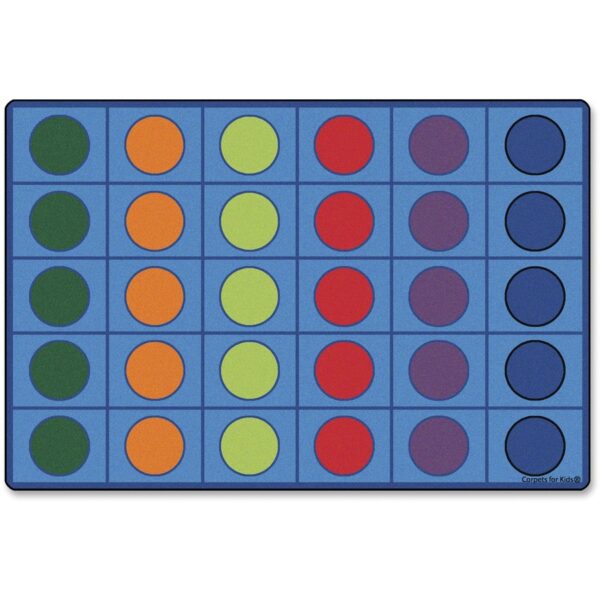 Carpets for Kids Color Seating Circles Rug