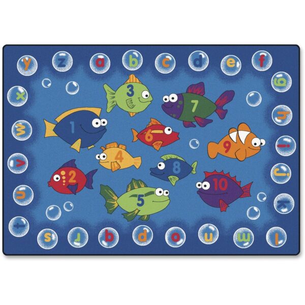 Carpets for Kids Fishing 4 Literacy Rectangle Rug