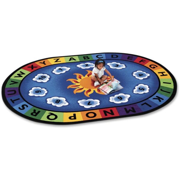 Carpets for Kids Sunny Day Learn/Play Oval Rug