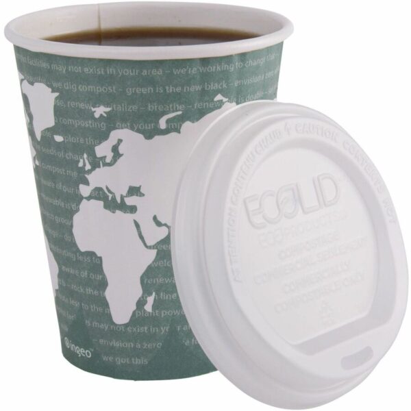 Eco-Products 12 oz World Art Insulated Hot Beverage Cups - Image 3