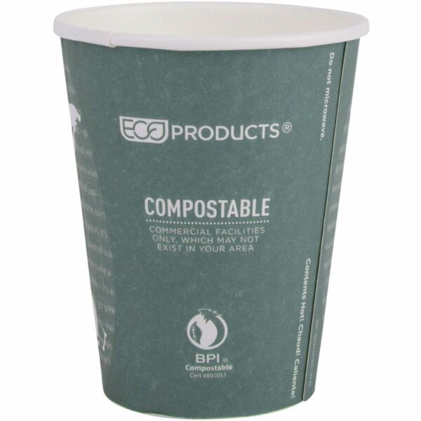 Eco-Products 12 oz World Art Insulated Hot Beverage Cups - Image 4