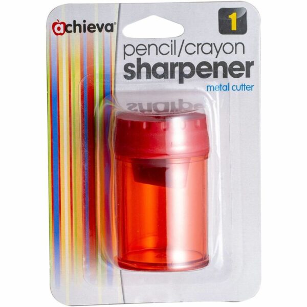 Officemate Double Barrel Pencil/Crayon Sharpener