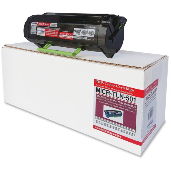 microMICR MICR Laser Toner Cartridge - Alternative for Lexmark 50F1H00 - Black - 1 Each