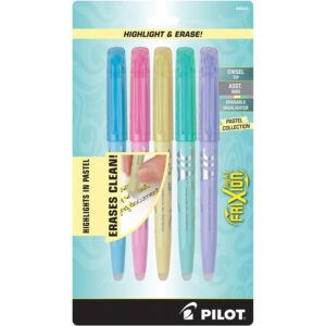 A set of five pens in different colors.