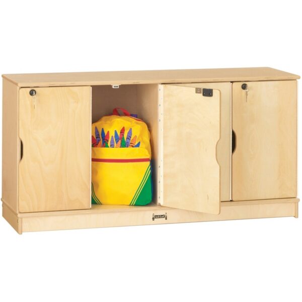 Jonti-Craft Single Stack 4-Section Student Lockers