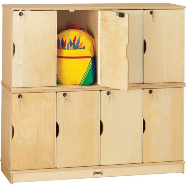 Jonti-Craft Double Stack 8-Section Student Lockers