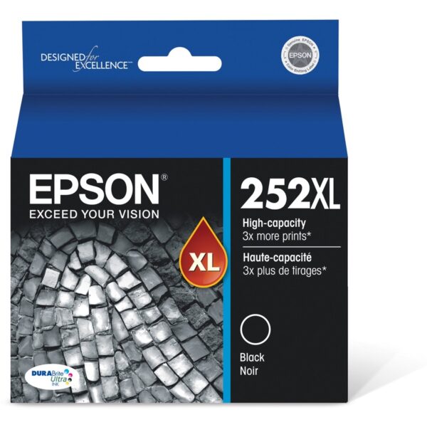 Epson DURABrite Ultra 252XL Original High Yield Inkjet Ink Cartridge - Black - 1 Each - Image 2