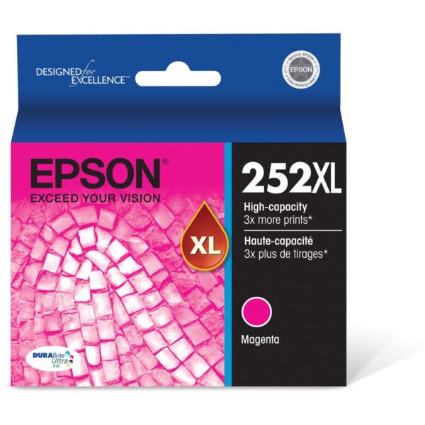 Epson DURABrite Ultra 252XL Original High Yield Inkjet Ink Cartridge - Magenta - 1 Each - Image 2