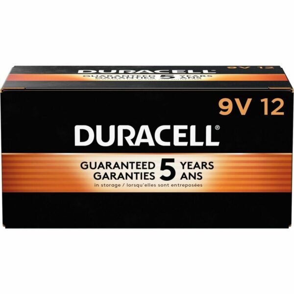 Duracell 9-Volt Coppertop Alkaline Batteries