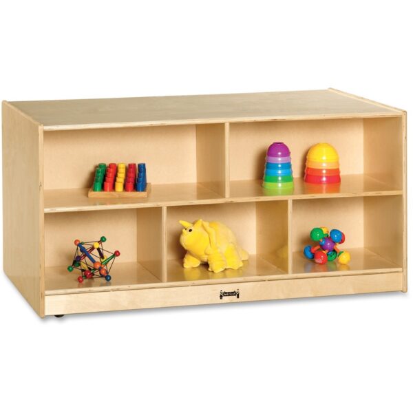 Jonti-Craft Rainbow Accents Toddler Double-sided Storage Shelf