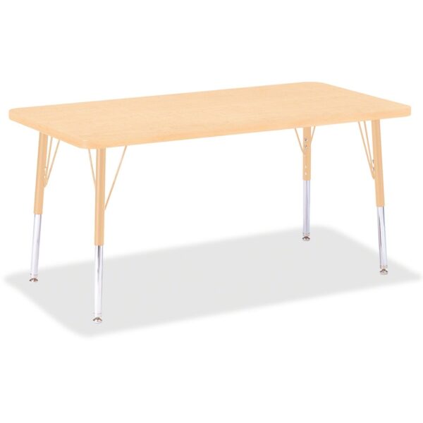 Jonti-Craft Berries Elementary Maple Laminate Rectangle Table