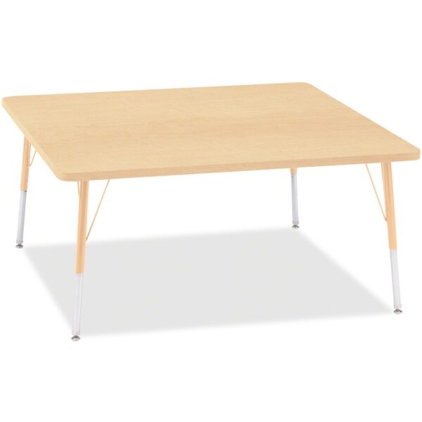 Jonti-Craft Berries Adult Height Maple Top/Edge Square Table