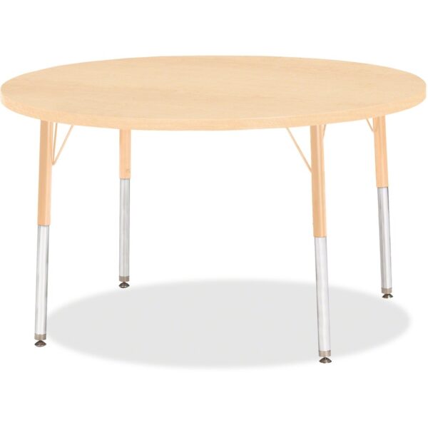 Jonti-Craft Berries Elementary Height. Maple Top/Edge Round Table