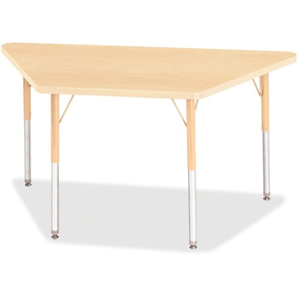 Jonti-Craft Berries Adult-Size Maple Prism Trapezoid Table