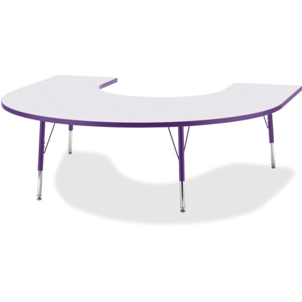 Jonti-Craft Berries Elementary Height Prism Edge Horseshoe Table