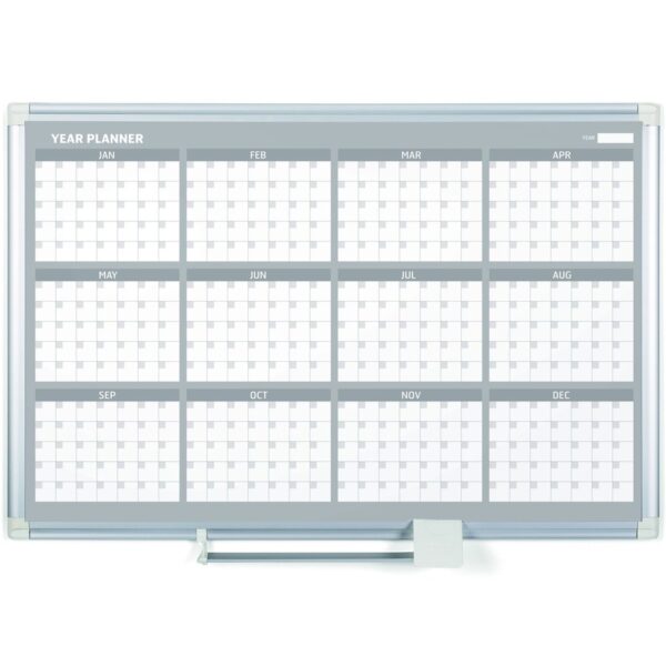 MasterVision 36" 12-month Calendar Planning Board