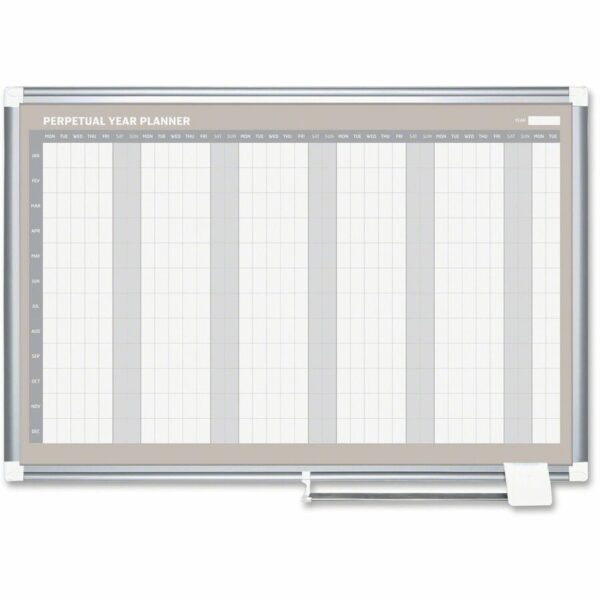 MasterVision Magnetic Gold Ultra 12 Month Planner