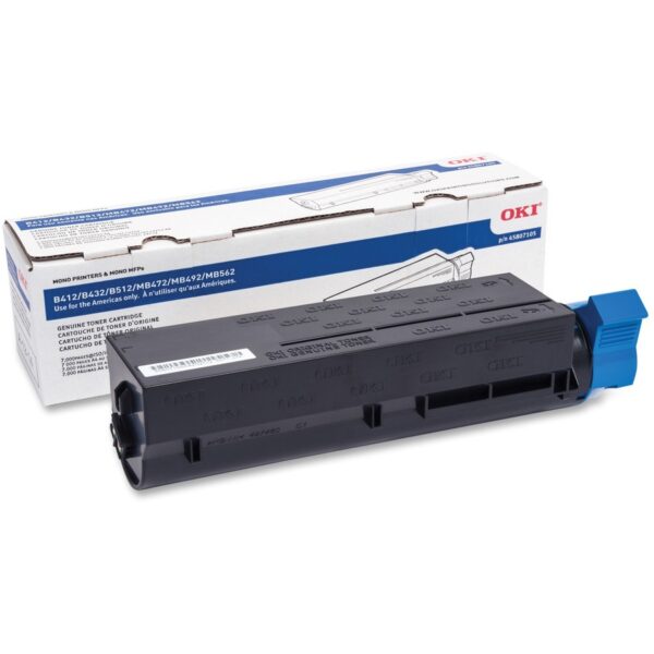 Oki Original High Yield LED Toner Cartridge - Black - 1 Each