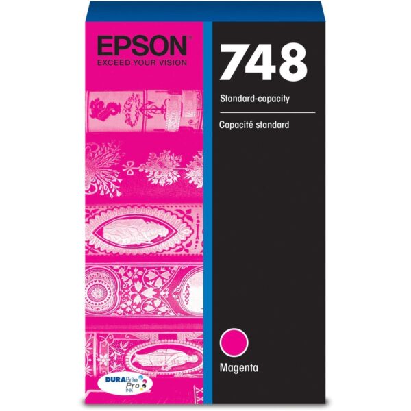 Epson DURABrite Pro 748 Original Standard Yield Inkjet Ink Cartridge - Magenta - 1 Each - Image 2