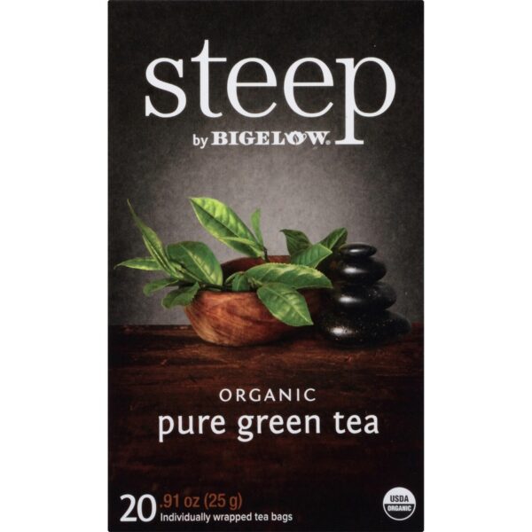 Bigelow Organic Pure Green Tea Bag - Image 4