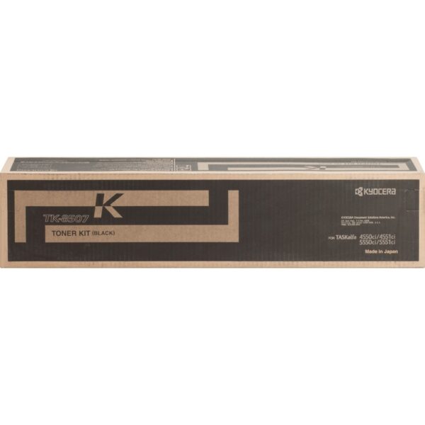 Kyocera TK-8507K Original Laser Toner Cartridge - Black - 1 Each