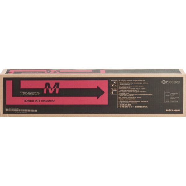 Kyocera TK-8507M Original Laser Toner Cartridge - Magenta - 1 Each