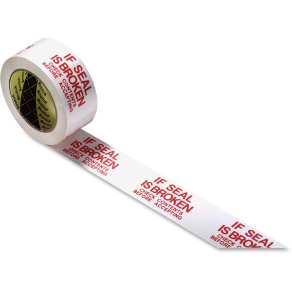 Scotch Preprinted Message Seal Broken Tape