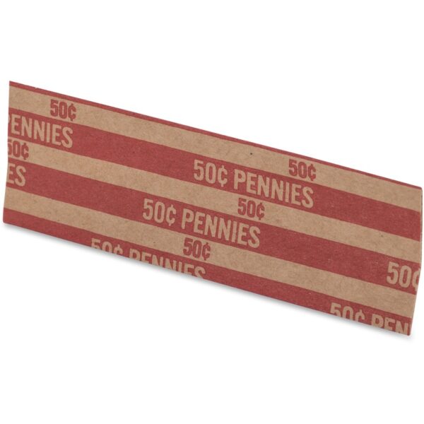 A roll of 5 0 cents pennies