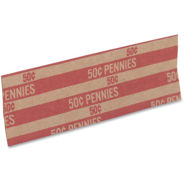 A roll of 5 0 cents pennies