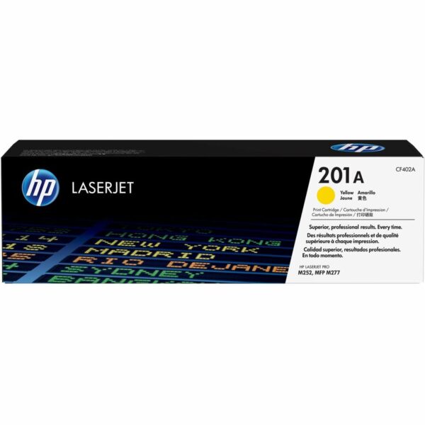 HP 201A Original Laser Toner Cartridge - Yellow - 1 Each