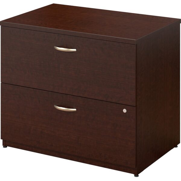 Bush Business Furniture Series C 36W 2 Drawer Lateral File in Mocha Cherry - Image 2