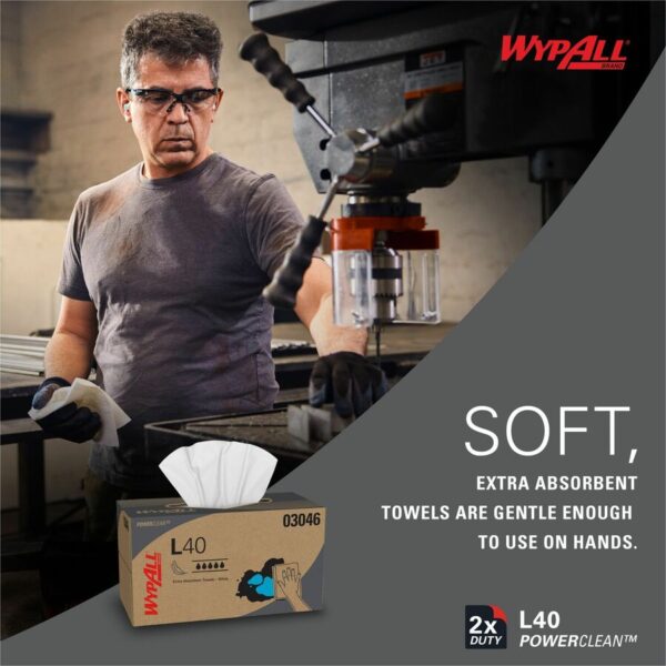 Wypall Power Clean L40 Extra Absorbent Towels - Image 4