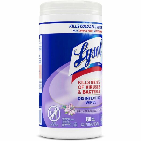 Lysol Early Morning Breeze Disinfecting Wipes - Image 4