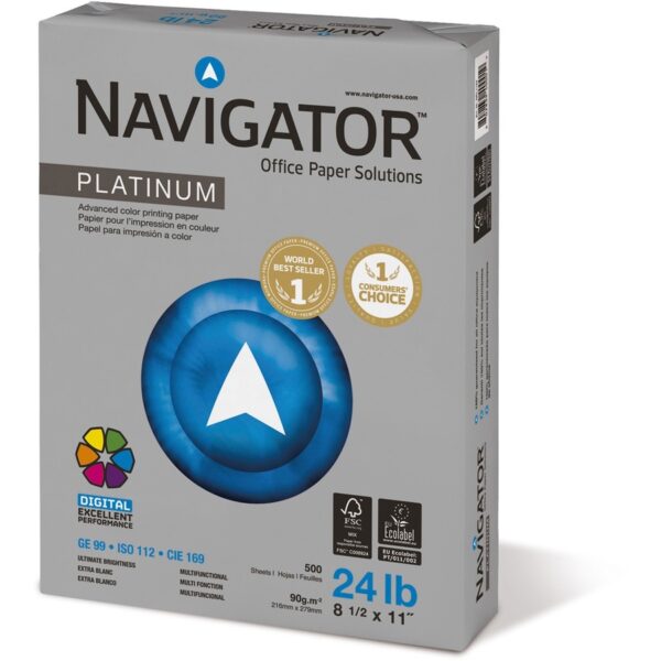 Navigator Platinum Superior Productivity Multipurpose Paper - Silky Touch - Bright White - Image 2