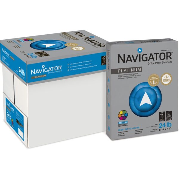 Navigator Platinum Superior Productivity Multipurpose Paper - Silky Touch - Bright White