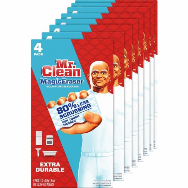 A package of mr. Clean magic eraser extra durable