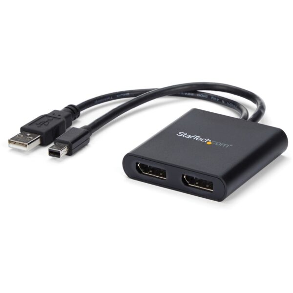 StarTech.com Mini DisplayPort to DisplayPort Multi-Monitor Splitter - 2-Port MST Hub