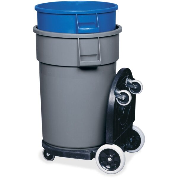 Rubbermaid Commercial Brute Tandem Dolly for 2620, 2632, 2643, 2655, 3526, 3536 Containers - Image 2