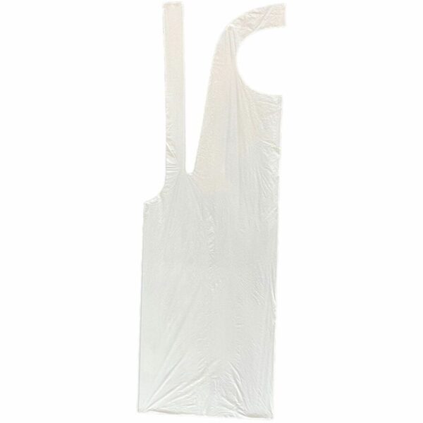 Genuine Joe 50" Disposable Poly Apron - Image 2