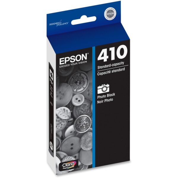 Epson DURABrite Ultra 410 Original Standard Yield Inkjet Ink Cartridge - Photo Black - 1 Each - Image 2