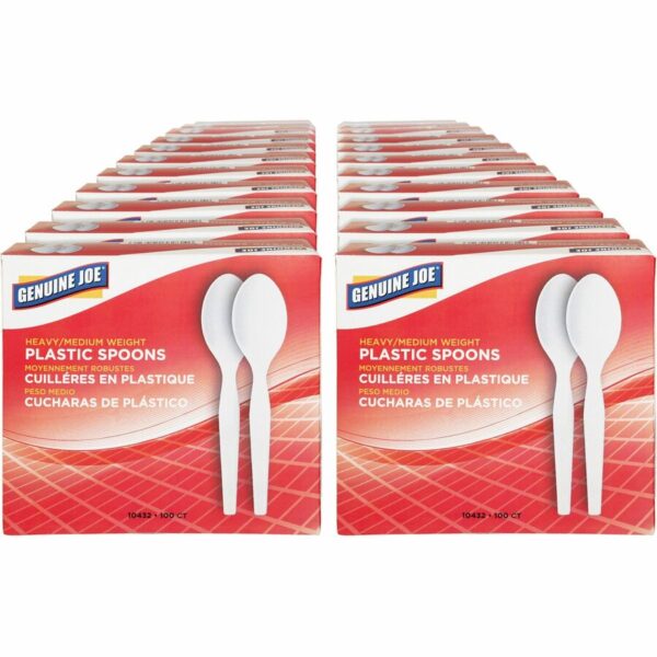 Genuine Joe Heavyweight Disposable Spoons