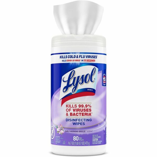 Lysol Early Morning Breeze Disinfecting Wipes - Image 3