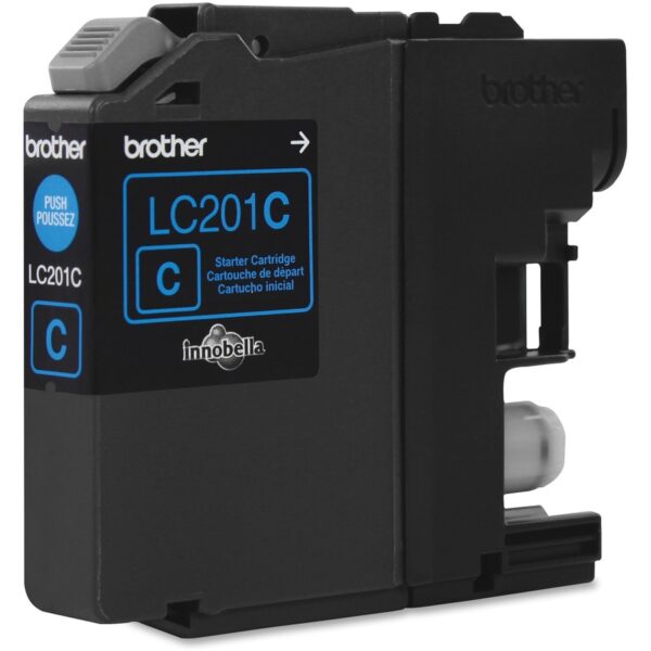 Brother Innobella LC201C Original Standard Yield Inkjet Ink Cartridge - Cyan - 1 Each - Image 3