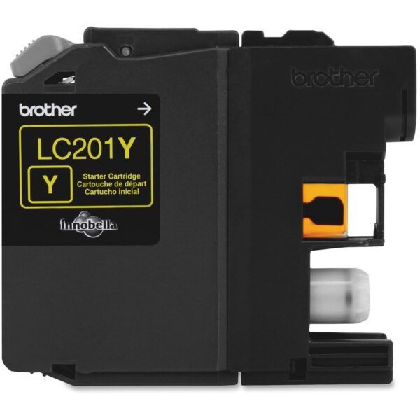 Brother Innobella LC201Y Original Standard Yield Inkjet Ink Cartridge - Yellow - 1 Each