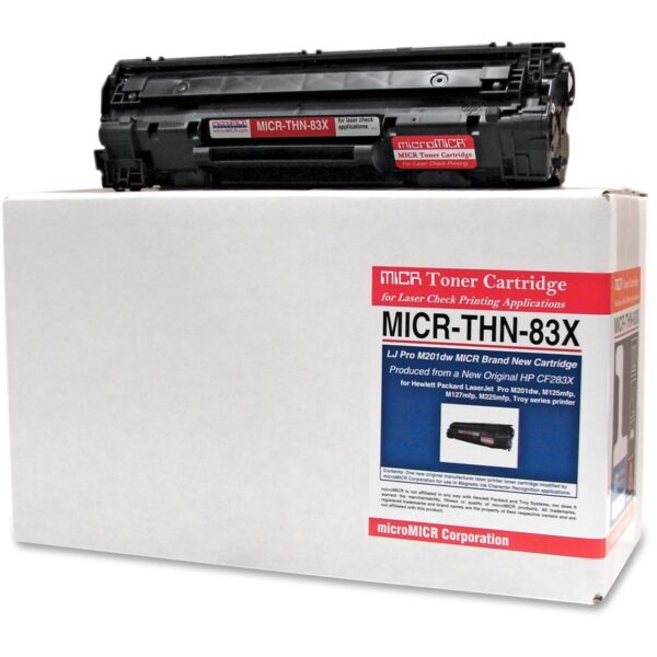 microMICR MICR Laser Toner Cartridge - Alternative for HP CF283X - Black - 1 Each